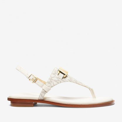 Ladies Reed Flat Thong   Vanilla