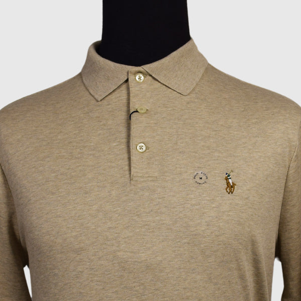 S/S Spony Cf St Men'S Polo Shirt (Ralph Lauren) Camel