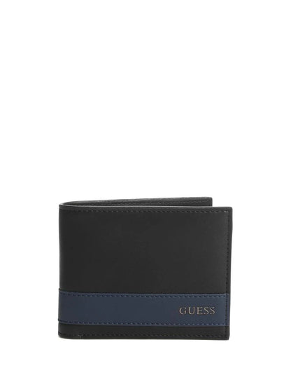 Wallet Gift set bifold removeble passcase and airtag keychain