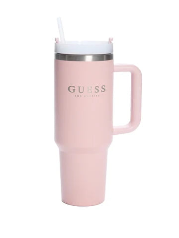 Straw water mug