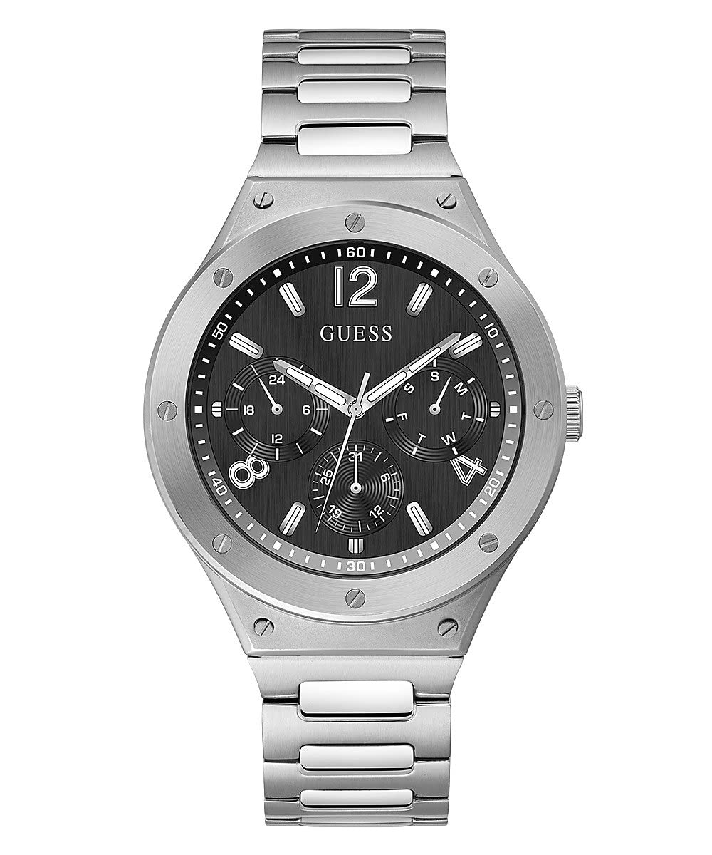 US Men's Silver-Tone Multifunction Watch, one