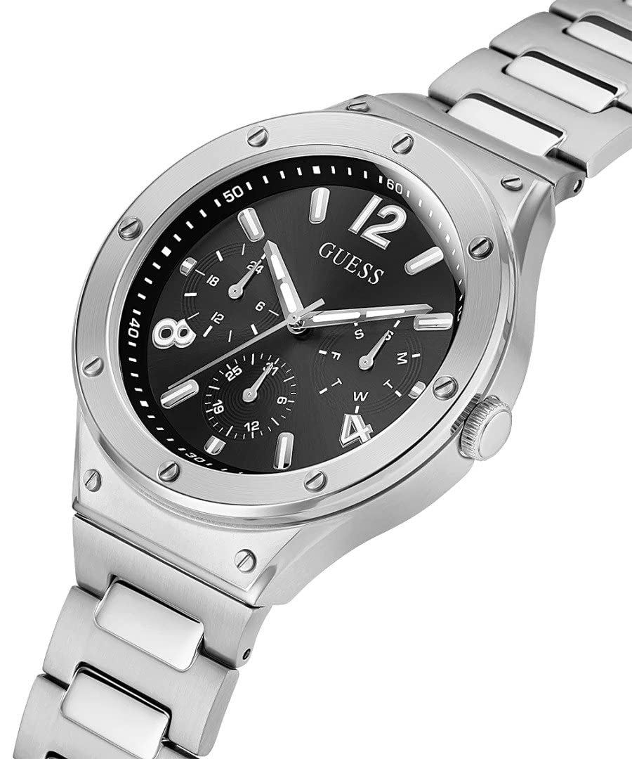 US Men's Silver-Tone Multifunction Watch, one
