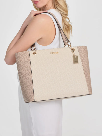 Ladies zakaria embossed logo tote Handbag
