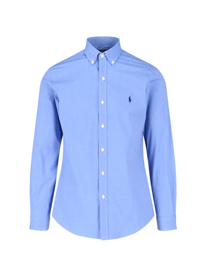 L/S B/D Sf Men'S Shirt (Ralph Lauren) Teal Blue