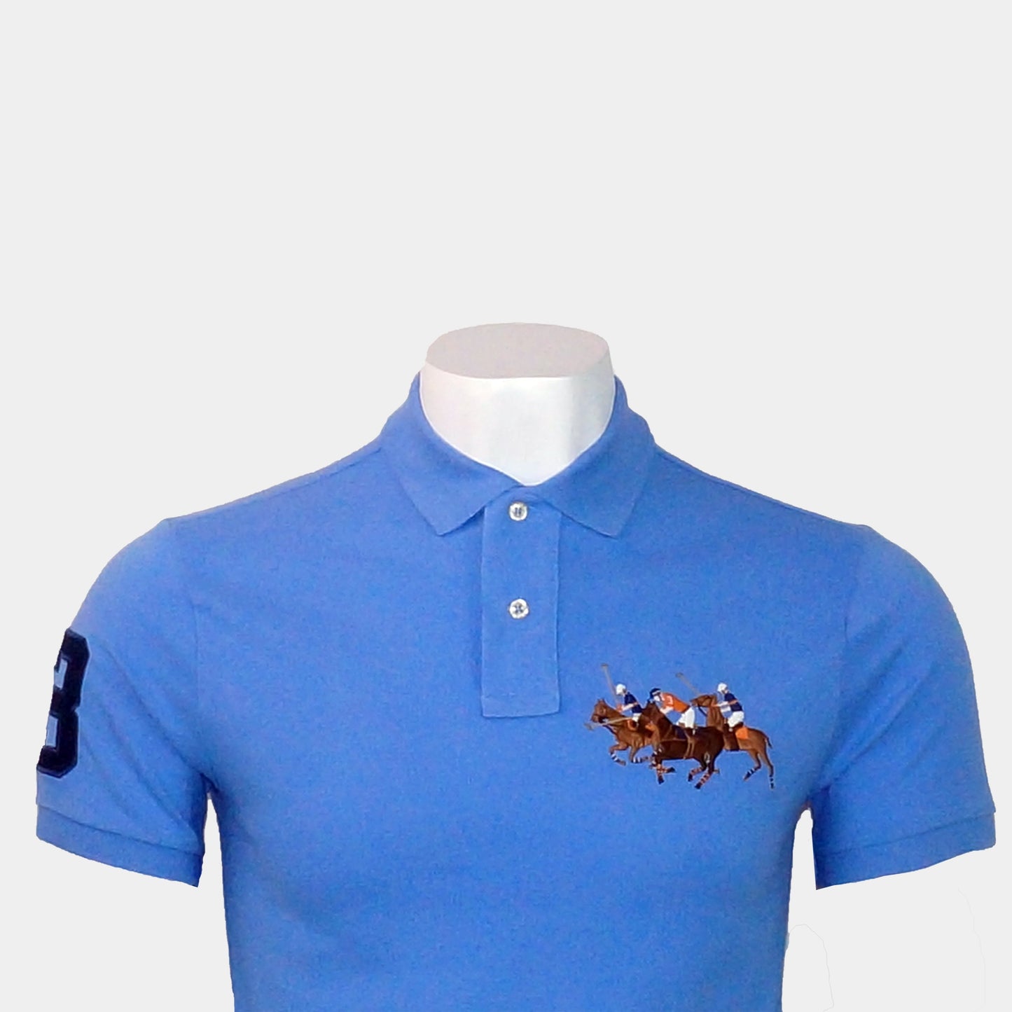 Front Triple Pony Men'S Polo