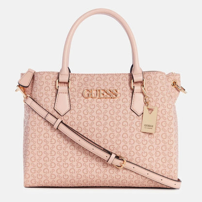 Women Zakaria Debossed Logo Satchel Handbag