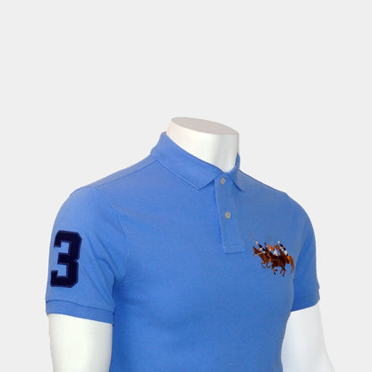 Front Triple Pony Men'S Polo