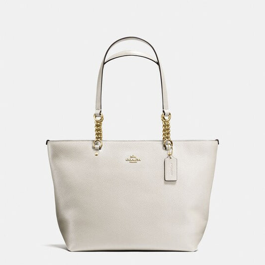 Women Lth Cammie Chn Tote Bag (Coach)