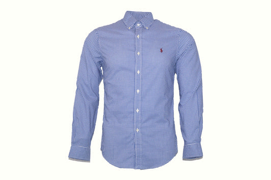 L/S Button Down Performance Red Pony Slim Fit Men'S Shirt (Ralph Lauren)