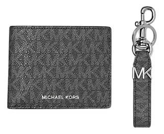 Logo Wallet and Key Chain Gift Set