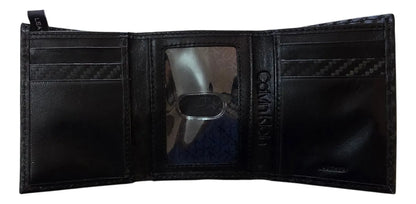 CK Black Leather Trifold Wallet