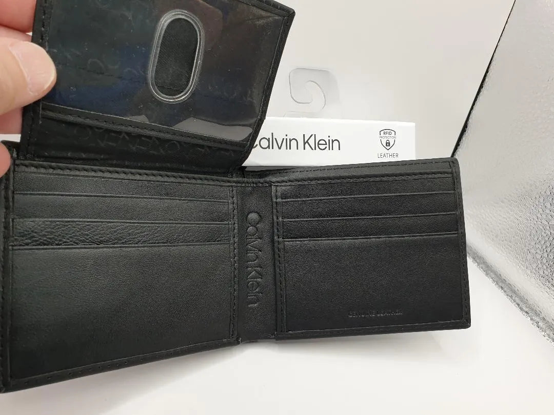 CK Black Leather Wallet