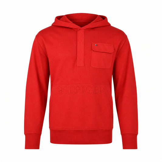 Tommy Placket Hoodie