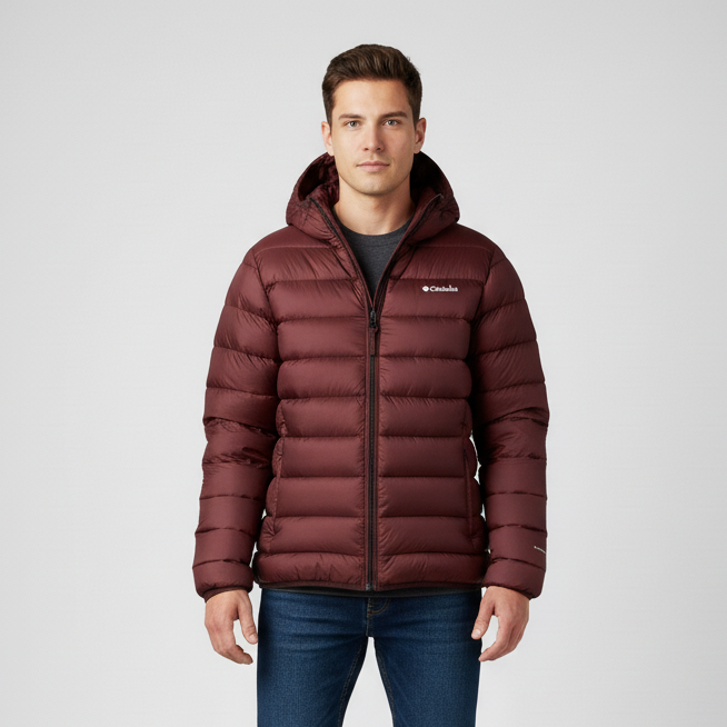 Columbia Puffer Hoodie Jacket