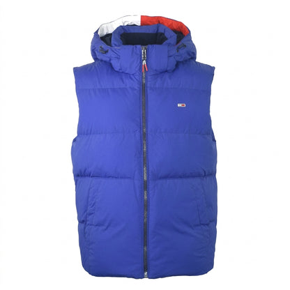 Tommy Puffer Quilted Sleevless Jacket With Hood