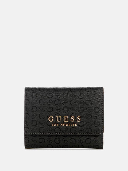 Ladies logo tri-fold wallet