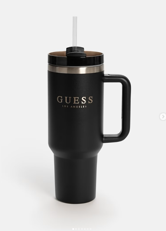 Straw water mug