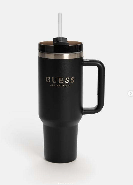 Straw water mug