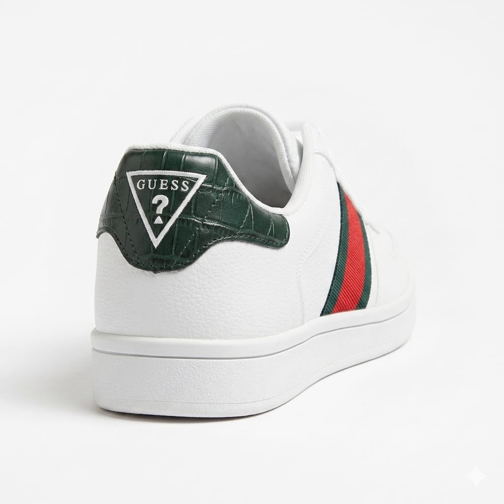 Mens White lamilo low-top sneakers