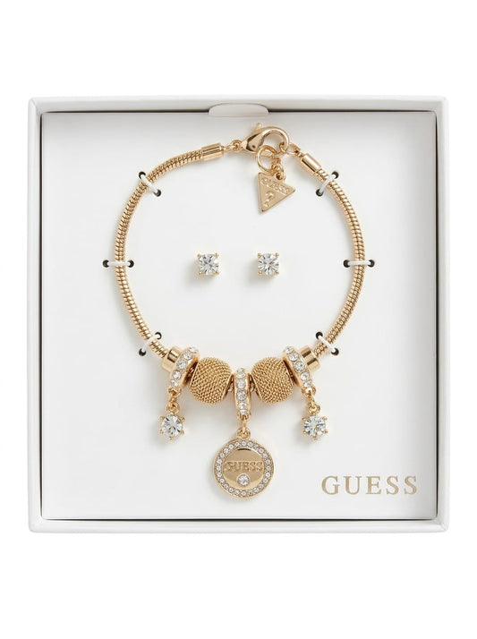 Golden women bracelet with Tops