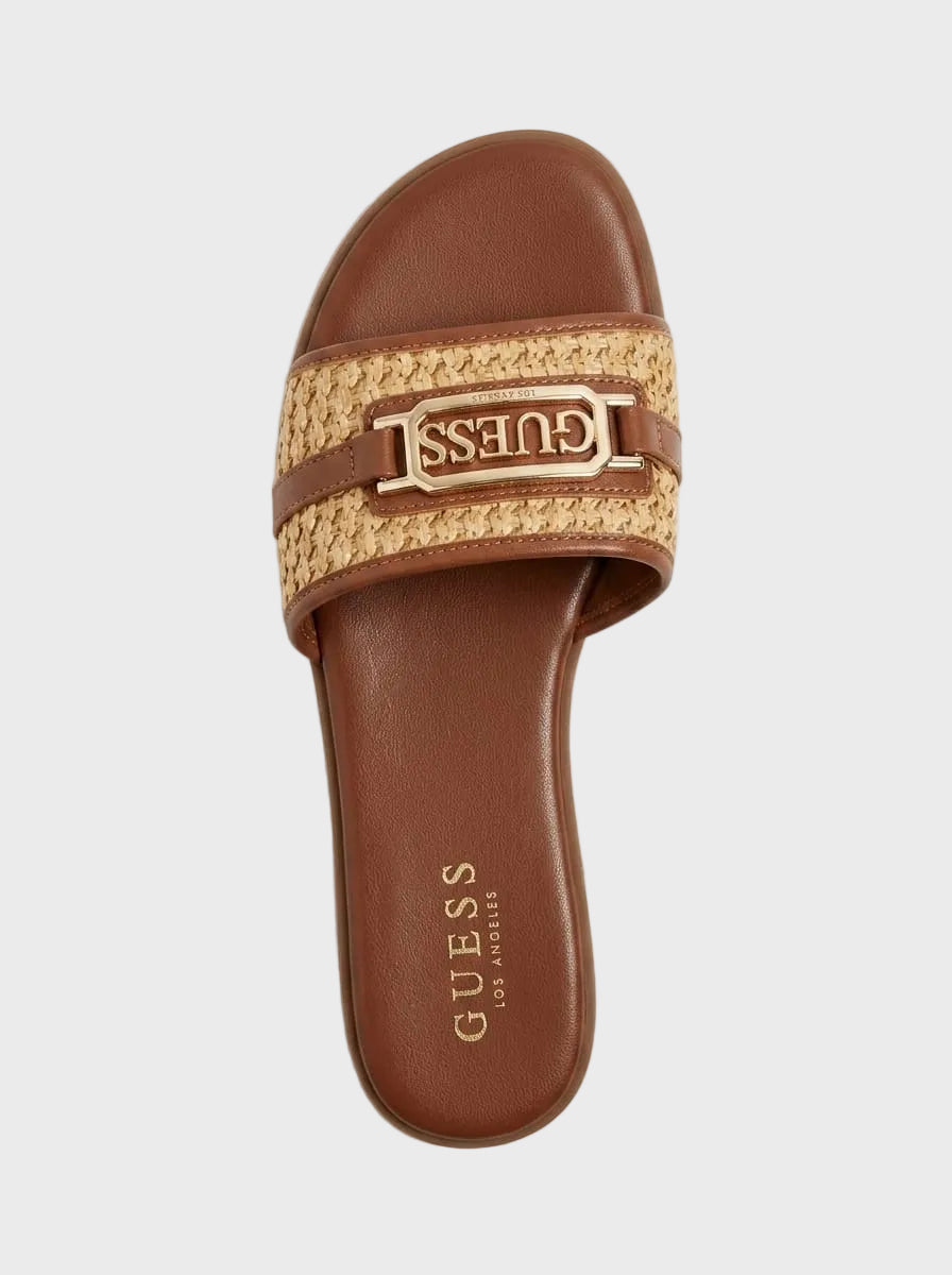 Women milara woven beach slide