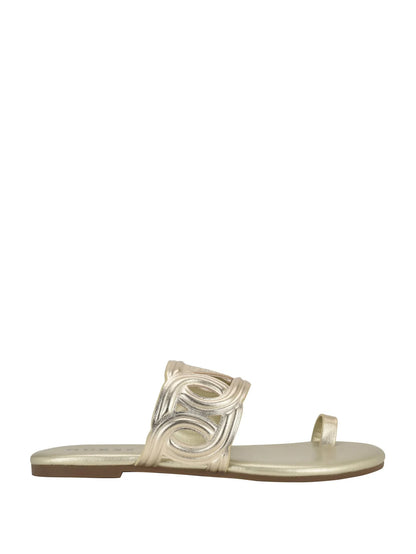 loons cutout toe-ring sandals