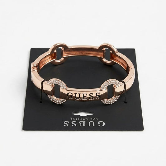 Rose gold women bracelet with crystals