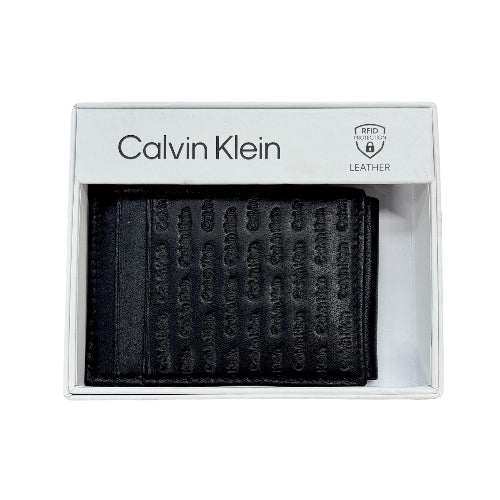 CK Black Leather Wallet / Card Holder