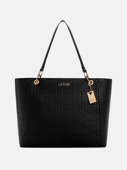 Ladies zakaria embossed logo tote Handbag