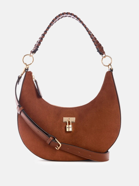 kaline faux-suede shoulder Bag