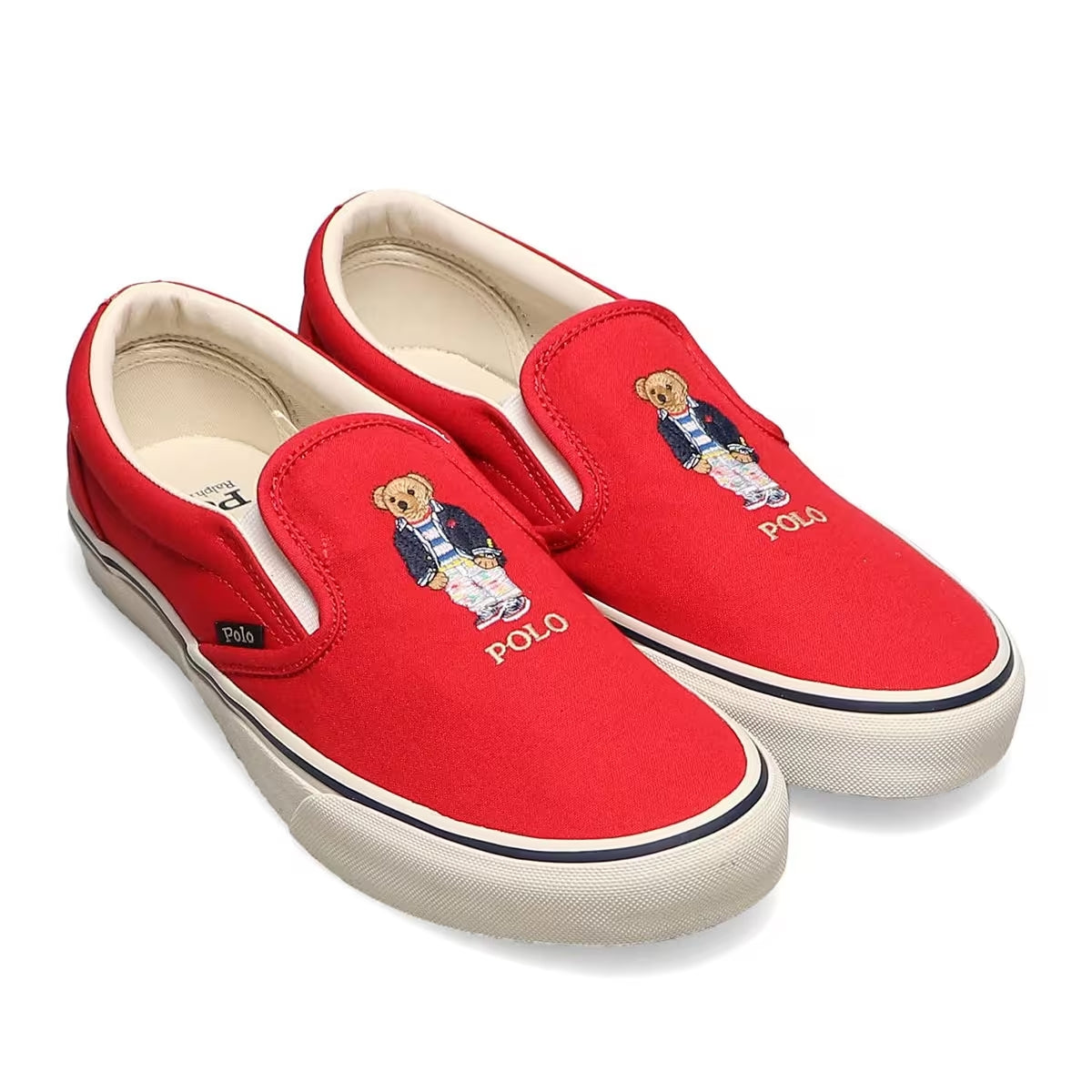 Men Bear Canvas Sneaker (Rl) Red