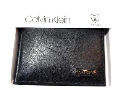 CK Black Leather Wallet