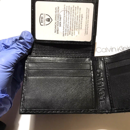 CK Black Leather Wallet