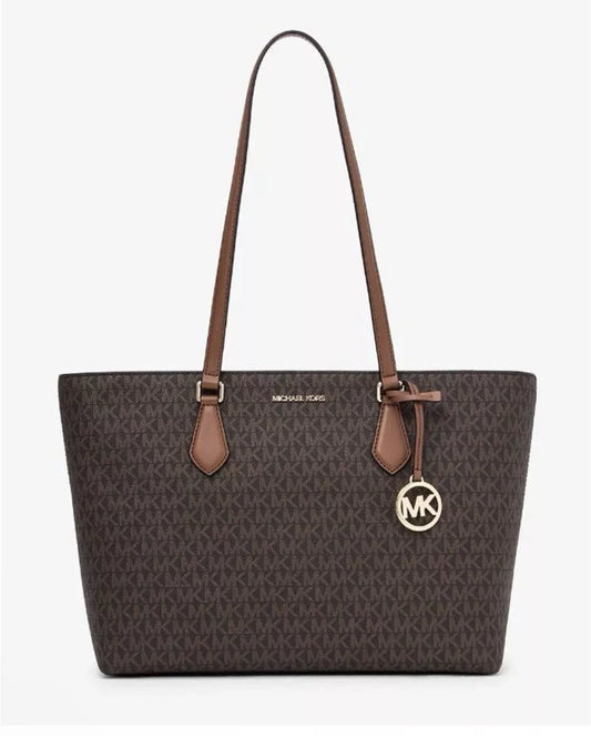 Handbag Sheila Large Mf Tote Bag Signature Brown