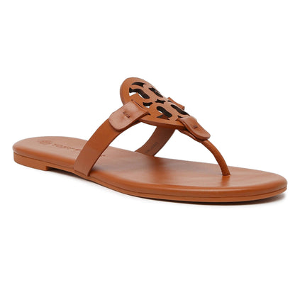 Miller Soft Calf Leather Slides Luggage